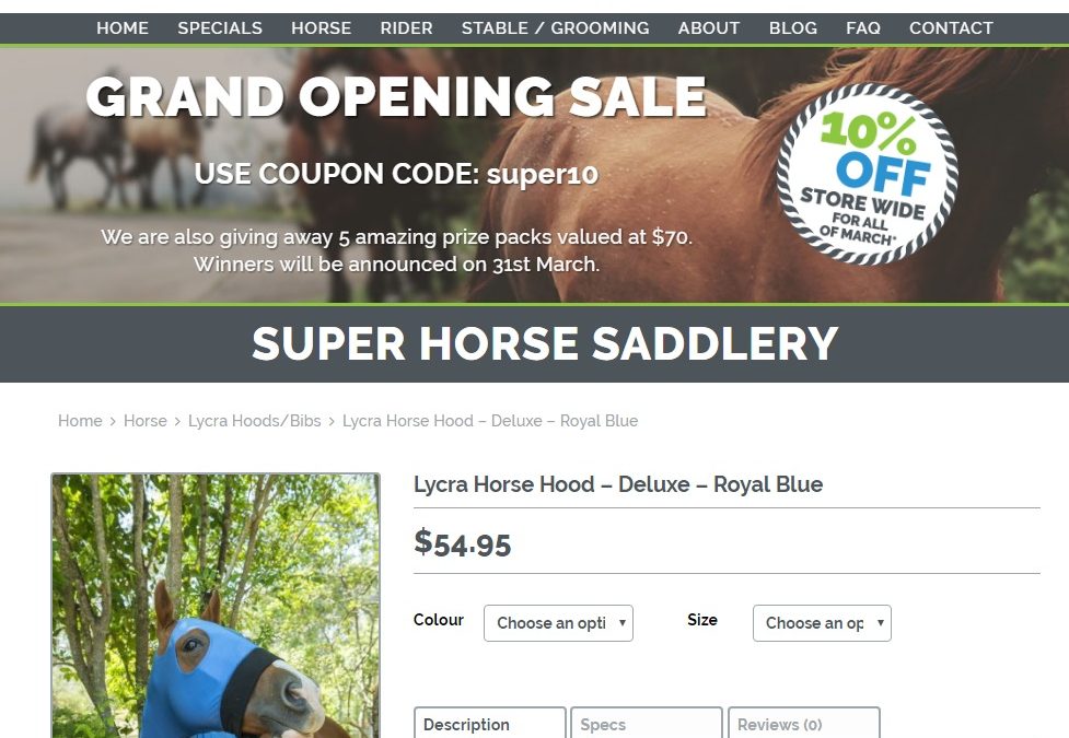 Online Saddlery Store – Products for Horses, Riders, Stable and Grooming